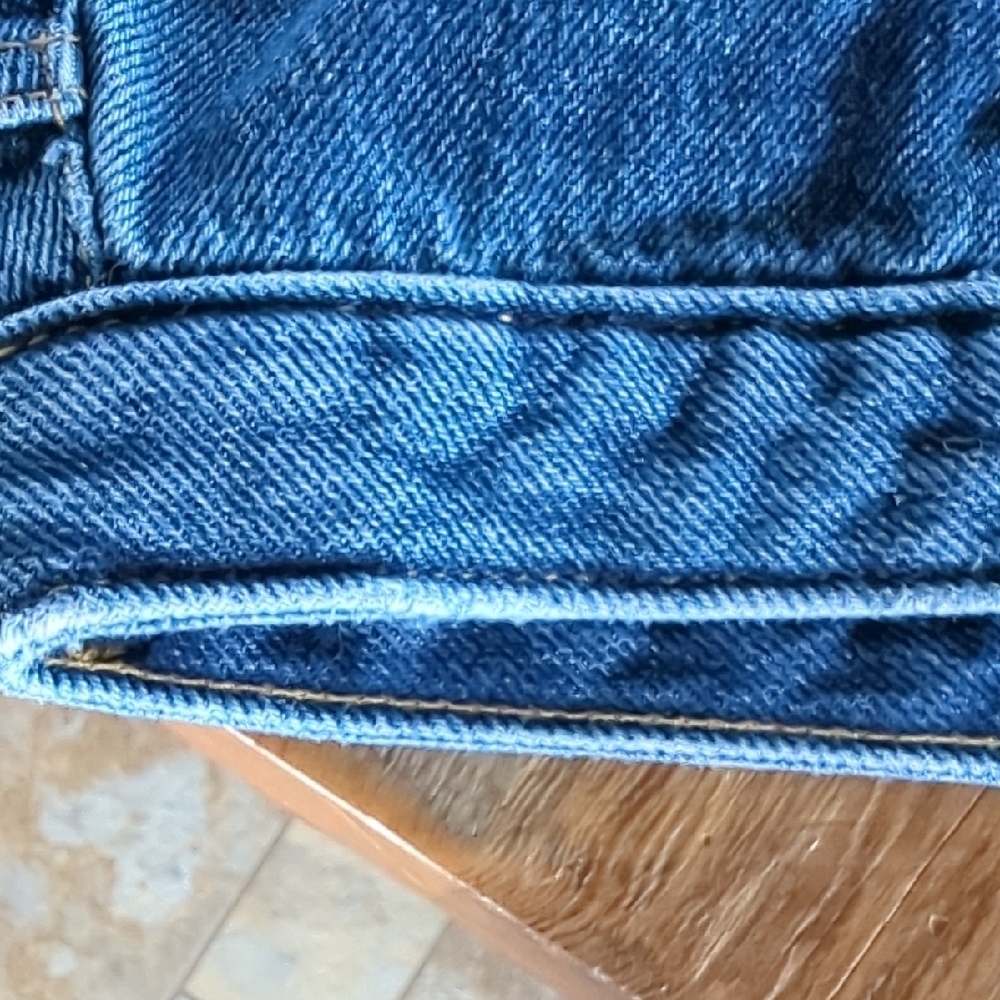 Banana Republic Blue Denim Midi Jean Skirt with Contrast Topstitching - Picture 8 of 16